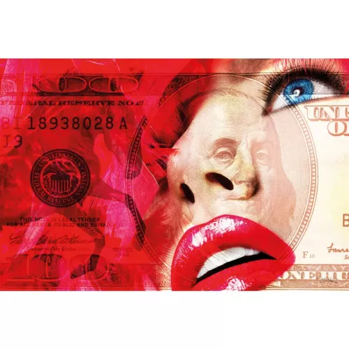 Payaa Rode Lippen + Geld 120x180x2cm (114103)