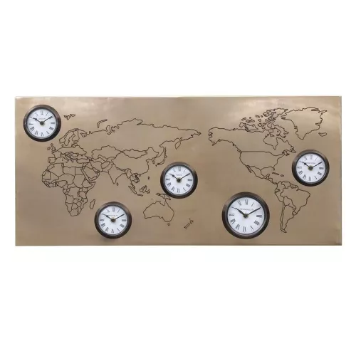 Payaa Wandklok Wereld 78x4x36cm (115529)