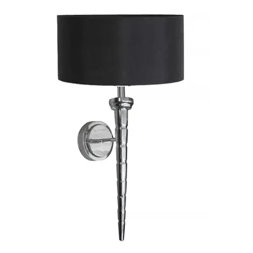 Payaa Wandlamp 18x15x50cm Incl. zwarte kap (111048)