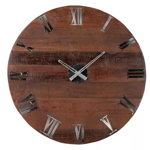 Payaa Klok 79x79x10cm oud hout (104929)