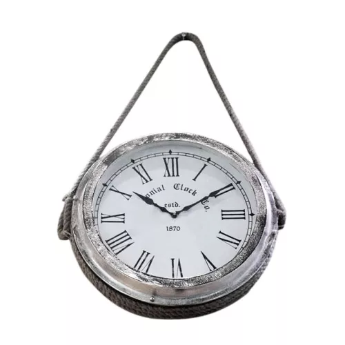 Payaa Wandklok 39x39x12cm Rond met ophangtouw (110158)
