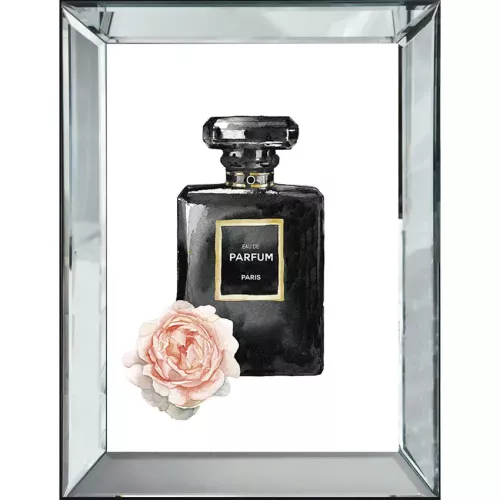 Parfum zwarte fles 70x4.5x90cm