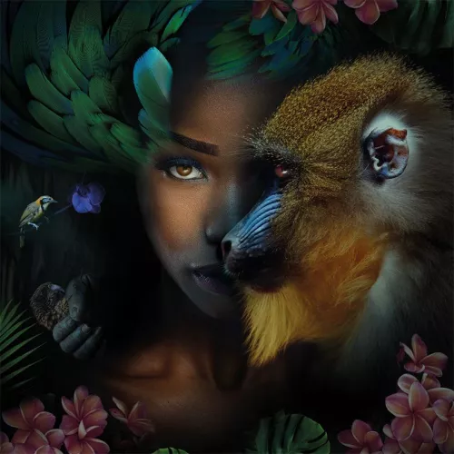 Payaa Monkey & Me 80x80cm (200238)