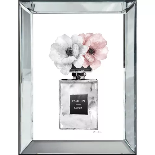 Payaa Parfum Grijs/Roze Bloemen 70x4.5x90cm (113332)