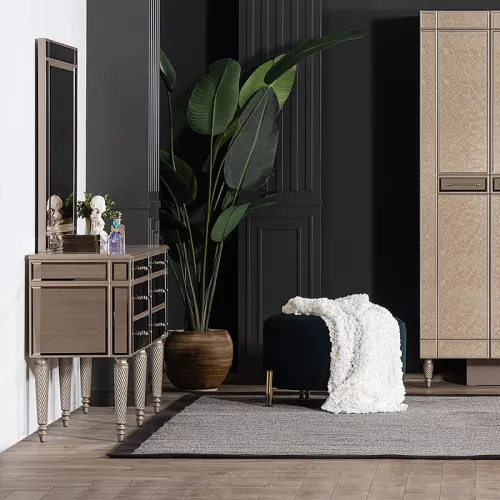 Payaa Cavalli slaapkamer dressoir en spiegel (201398)