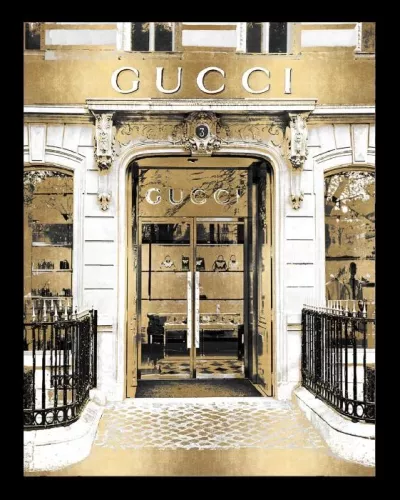 Payaa Gucci Store schilderij 40x50cm Black Frame (201582)
