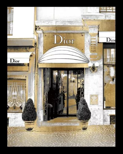 Payaa Dior Store 60x80cm Black Frame (201589)
